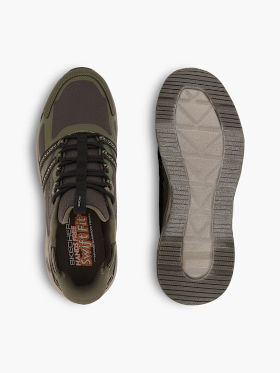 skechers swift ajuste slip-on treinador de oliveira deichmann