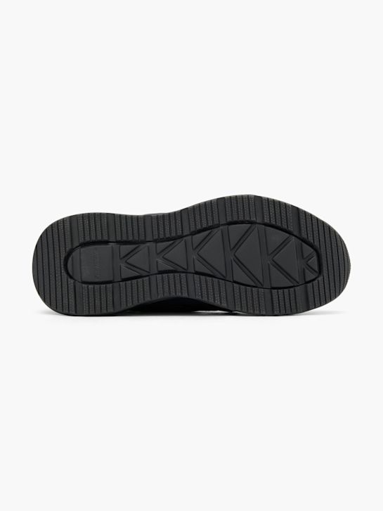 skechers swift ajuste slip-on treinador preto deichmann