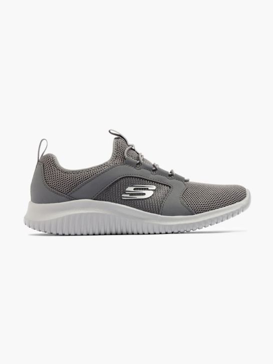 skechers elite flex slip-on treinador cinza deichmann