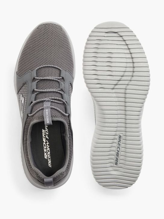 skechers elite flex slip-on treinador cinza deichmann