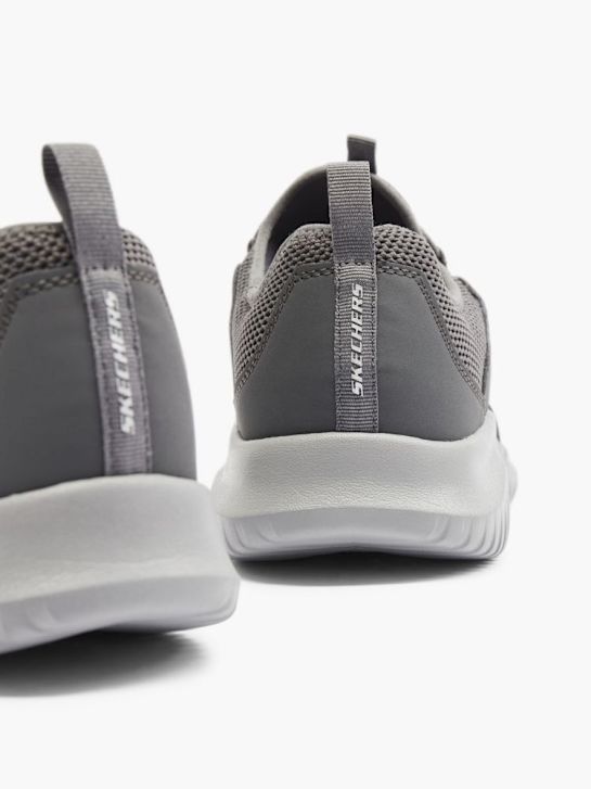skechers elite flex slip-on treinador cinza deichmann