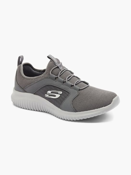 skechers elite flex slip-on treinador cinza deichmann