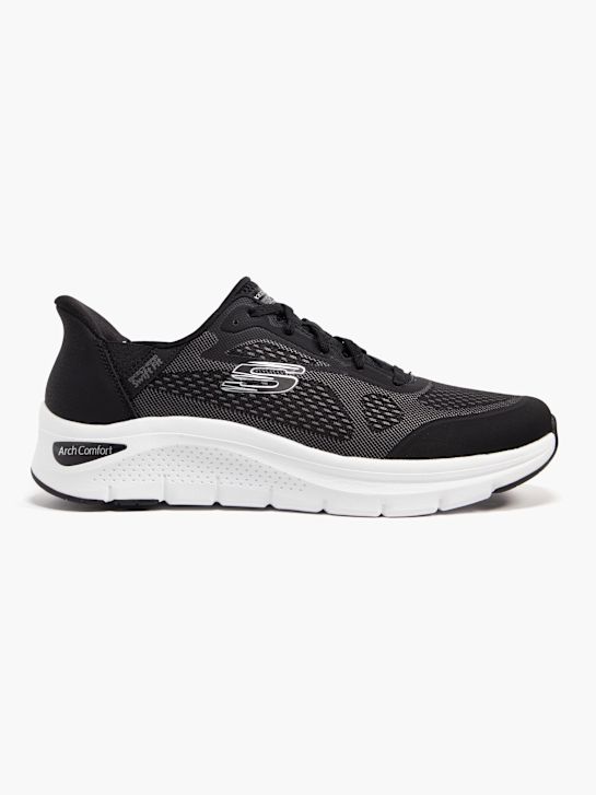 skechers arco conforto amp swift fit trainer preto deichmann