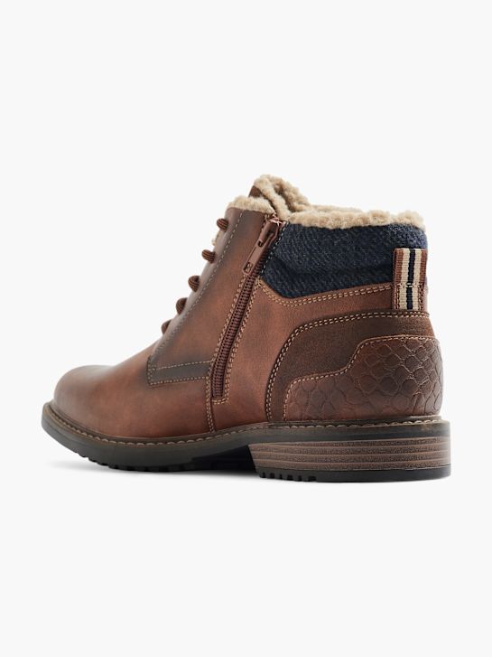 sou sapato atado a ankle boot marrom deichmann