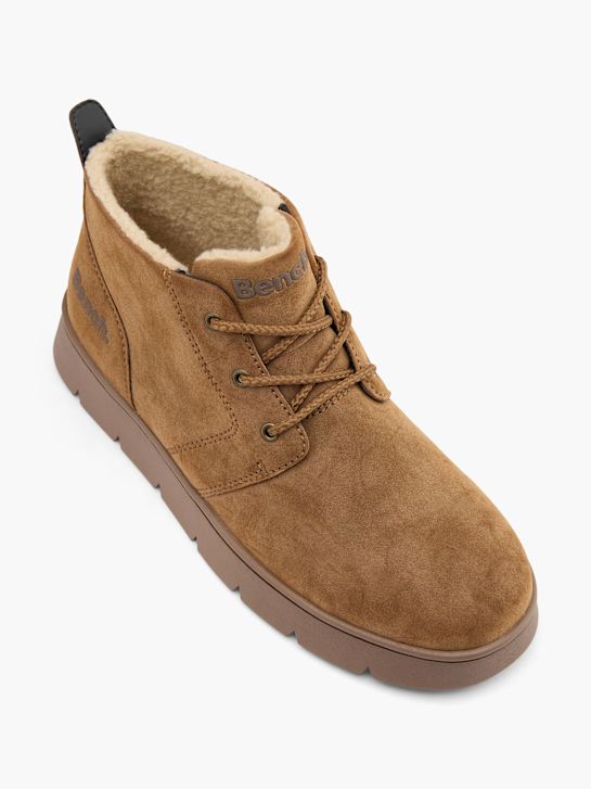 banco de lace-up bota marrom deichmann
