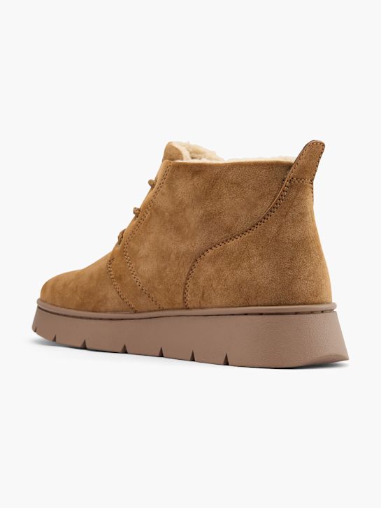 banco de lace-up bota marrom deichmann