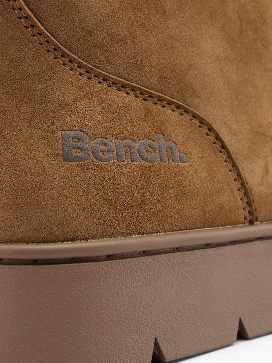 banco de lace-up bota marrom deichmann