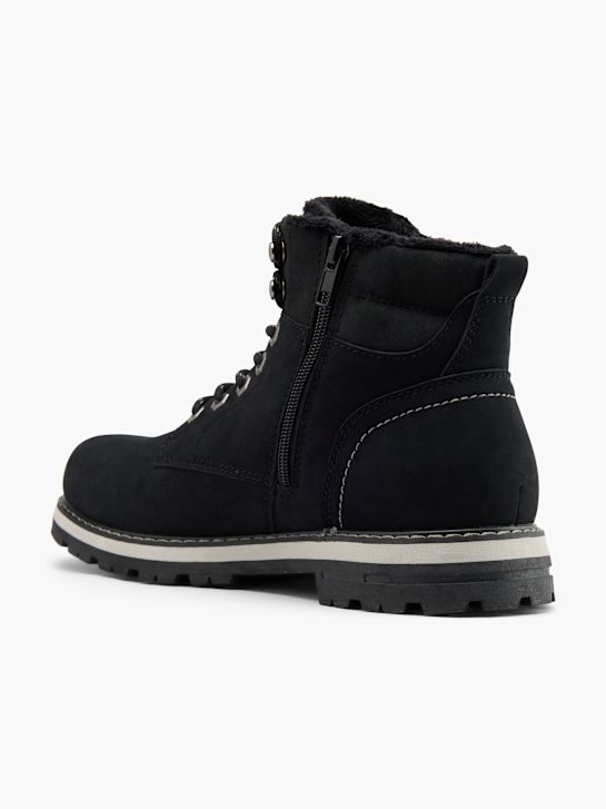 land rover lace-up bota preta deichmann
