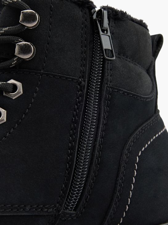 land rover lace-up bota preta deichmann