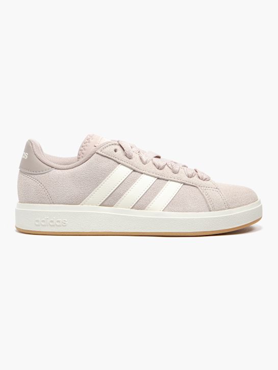 adidas grand court base 00 treinador cor-de-rosa deichmann