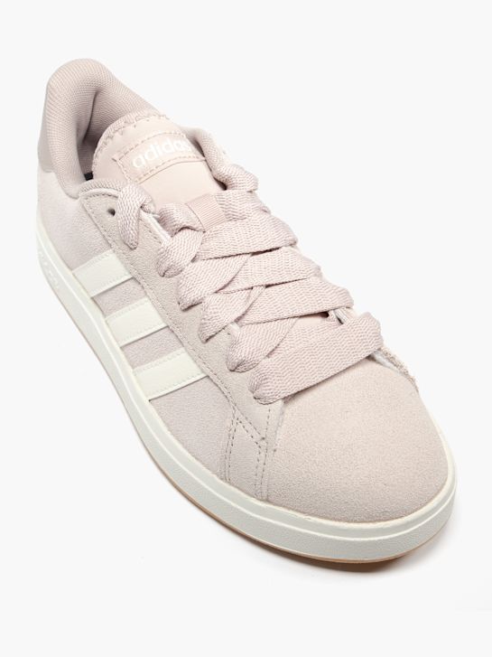 adidas grand court base 00 treinador cor-de-rosa deichmann