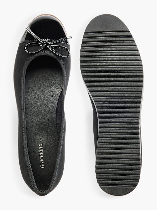 graceland ballet flat preto deichmann