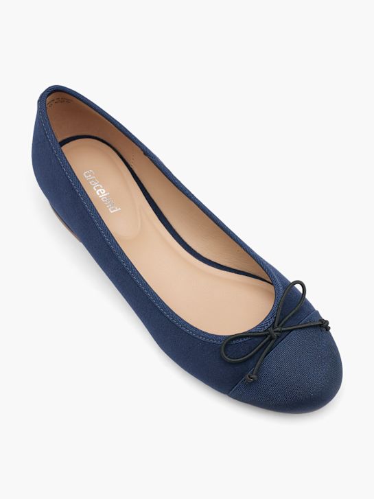 graceland ballet flat azul escuro deichmann