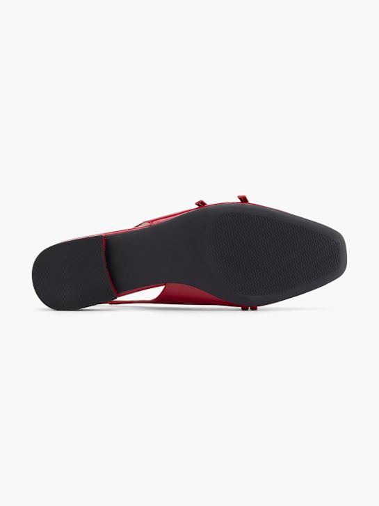 graceland slingback ballet televisão vermelho deichmann