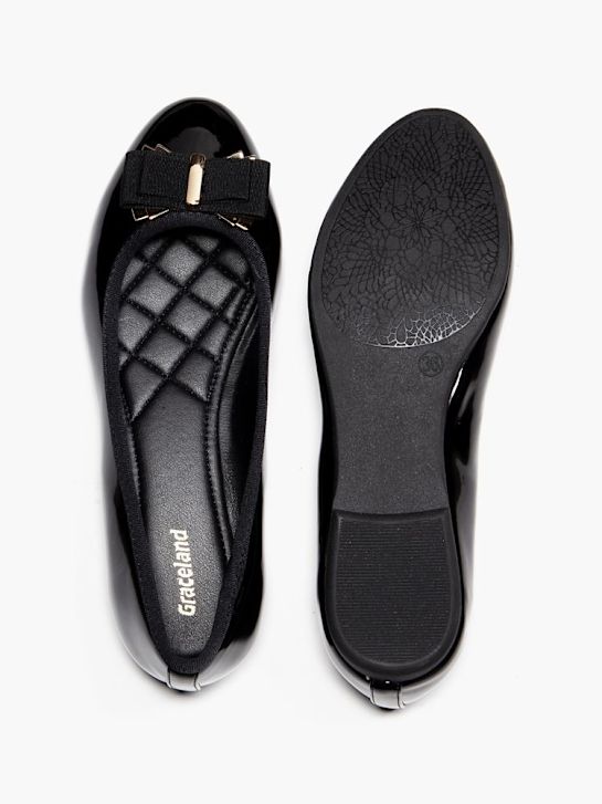 graceland ballet flat preto deichmann