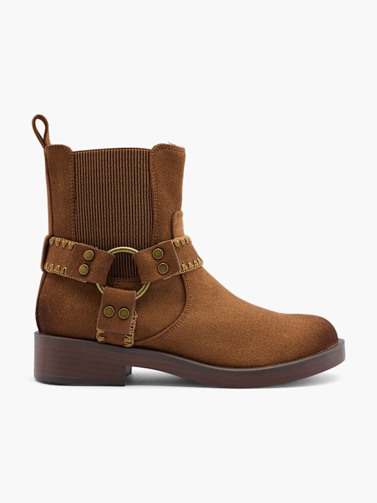 passarela de salto chelsea boot bege deichmann