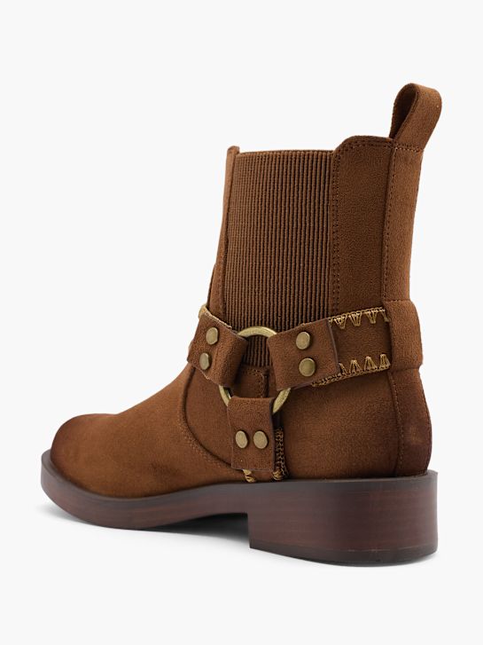 passarela de salto chelsea boot bege deichmann
