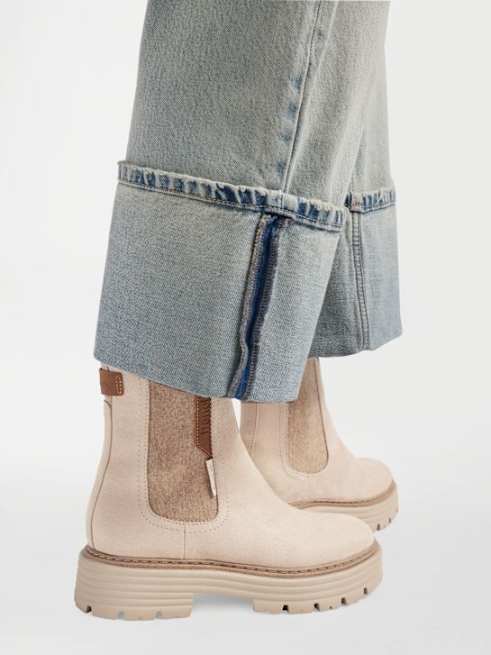 banco do chelsea boot bege deichmann