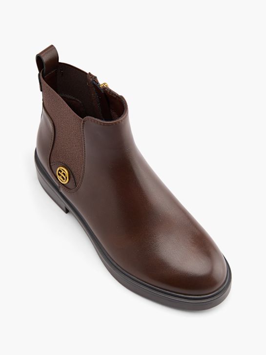 esprit de salto chelsea boot marrom deichmann