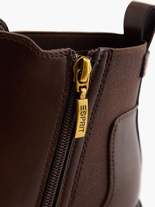 esprit de salto chelsea boot marrom deichmann