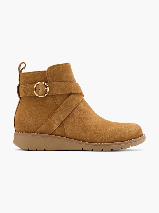 hush puppies clássica ankle boot bege deichmann