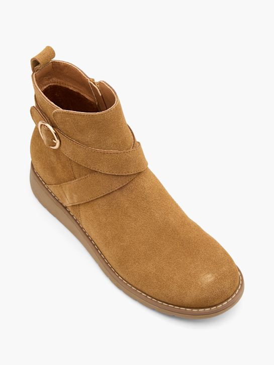 hush puppies clássica ankle boot bege deichmann