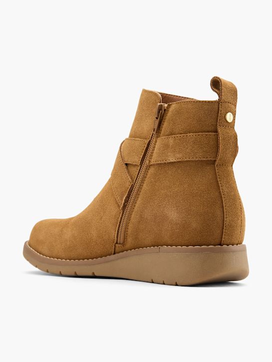 hush puppies clássica ankle boot bege deichmann