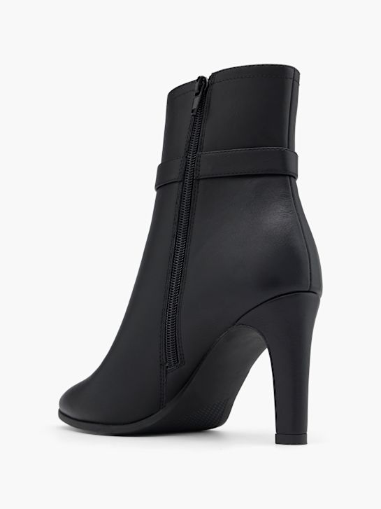 passarela clássica ankle boot preta deichmann
