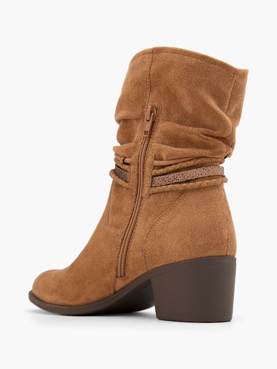 graceland clássica ankle boot marrom deichmann