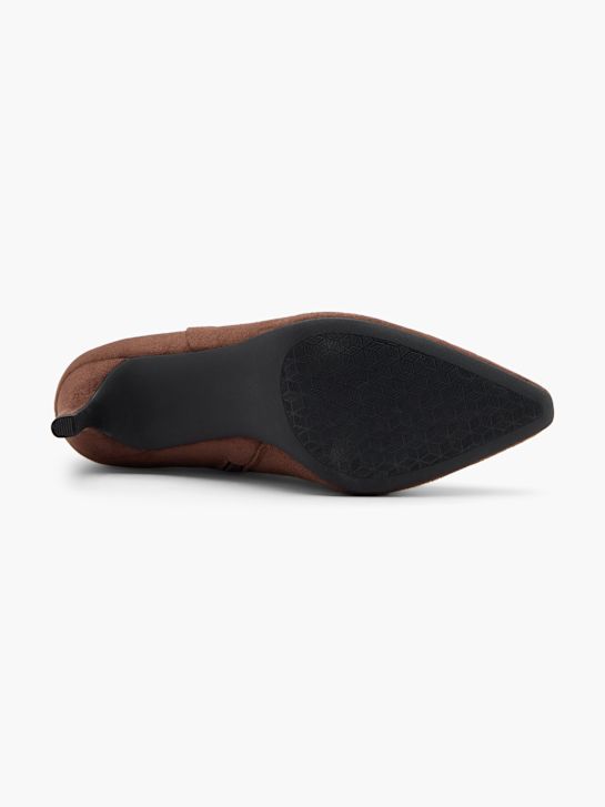 passarela clássica ankle boot marrom deichmann