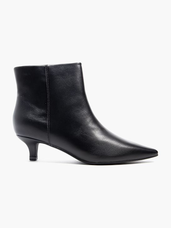 passarela clássica ankle boot preta deichmann