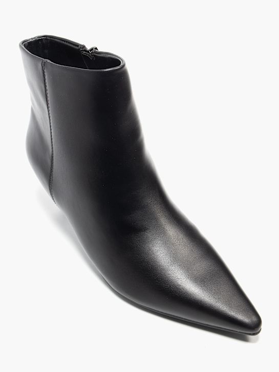 passarela clássica ankle boot preta deichmann