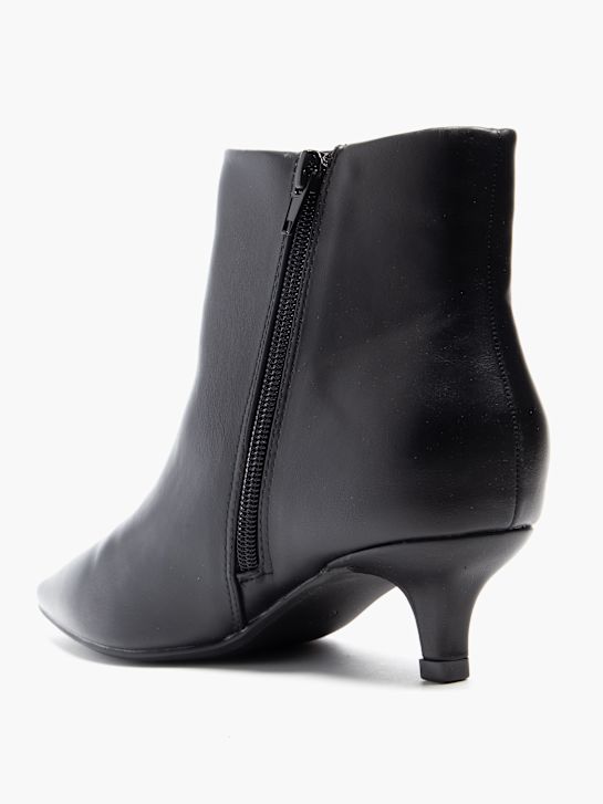 passarela clássica ankle boot preta deichmann