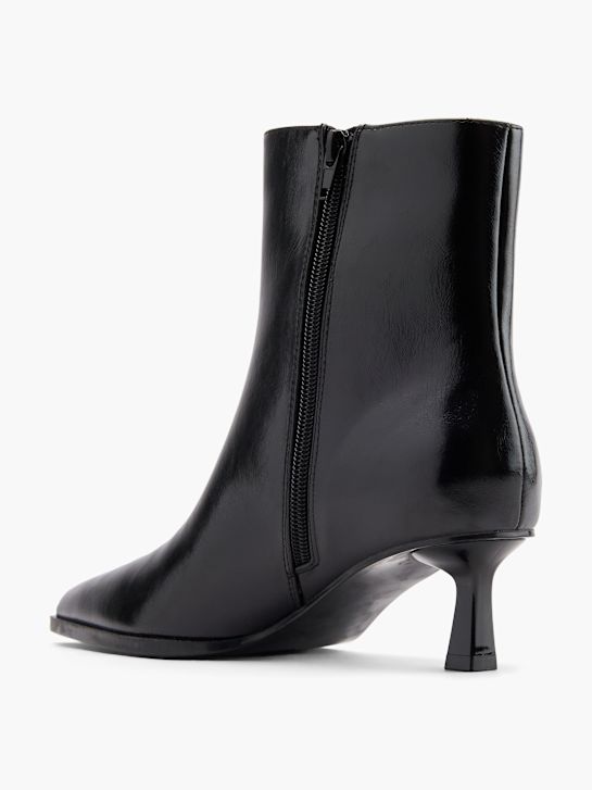 passarela clássica ankle boot preta deichmann