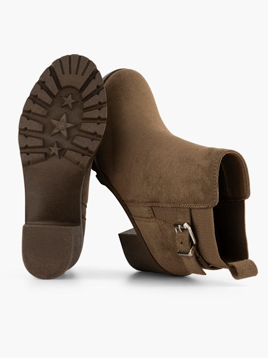 graceland clássica ankle boot marrom deichmann