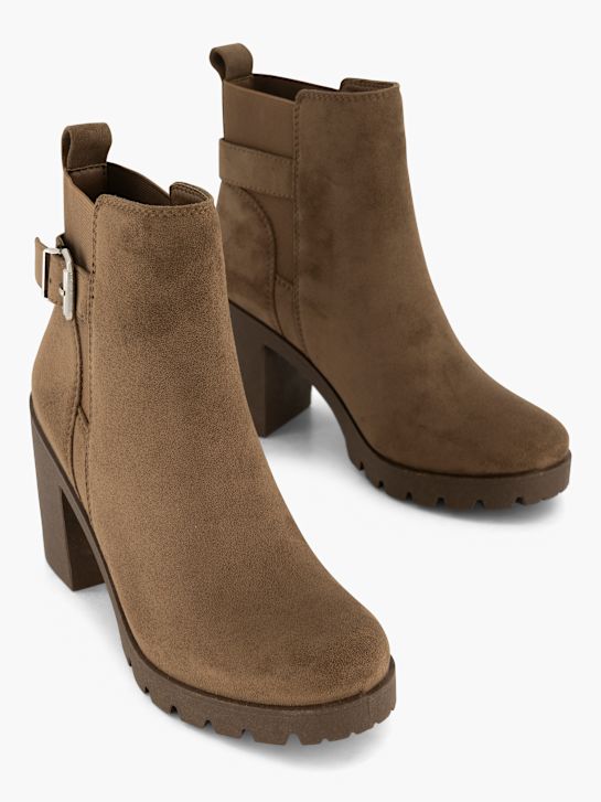 graceland clássica ankle boot marrom deichmann