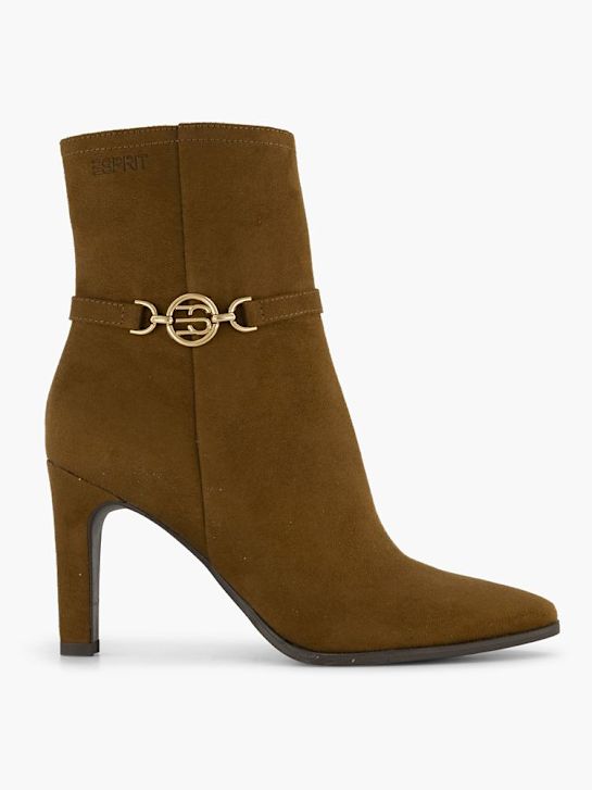 esprit clássica ankle boot de conhaque deichmann