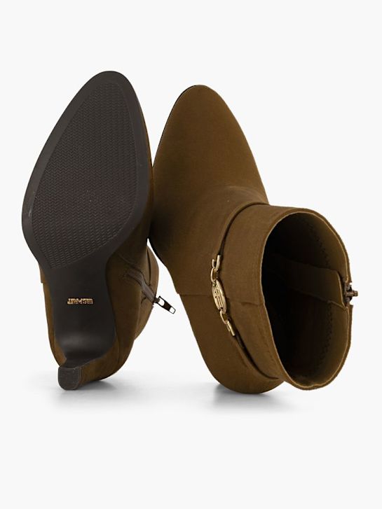 esprit clássica ankle boot de conhaque deichmann