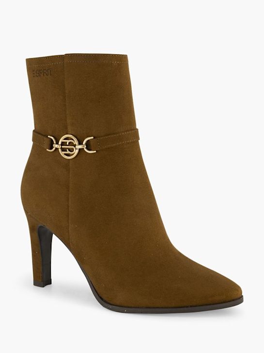 esprit clássica ankle boot de conhaque deichmann