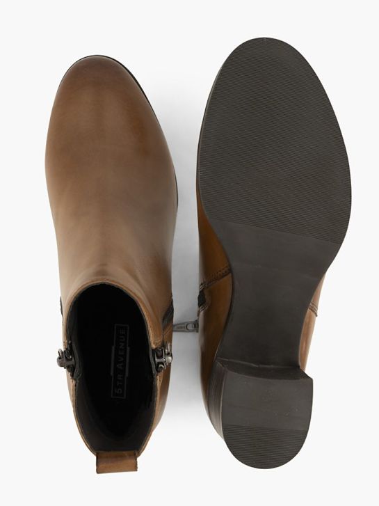 5ª avenida clássica ankle boot de conhaque deichmann