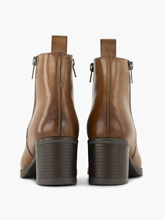 5ª avenida clássica ankle boot de conhaque deichmann