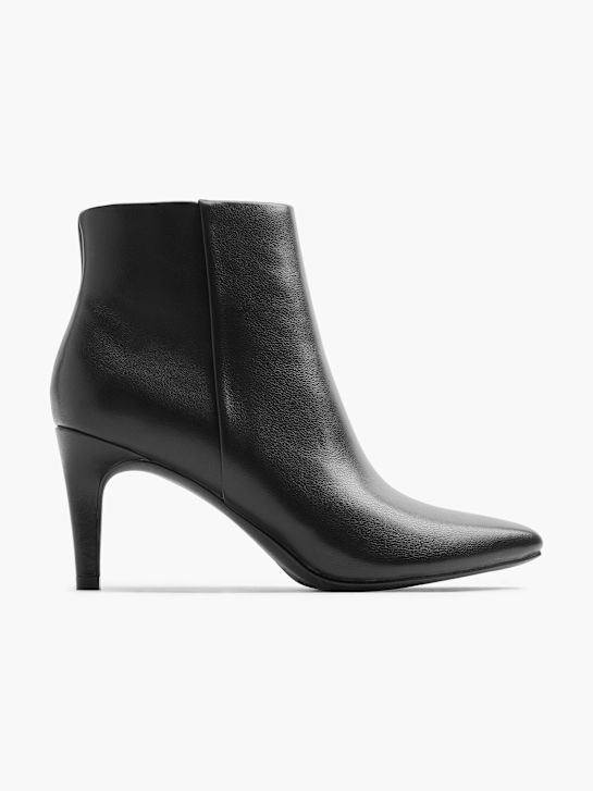 passarela clássica ankle boot preta deichmann