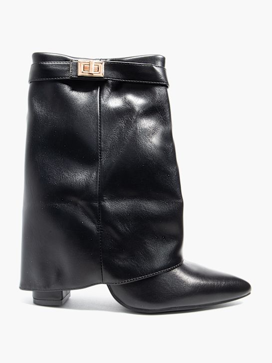 trufa clássica ankle boot preta deichmann