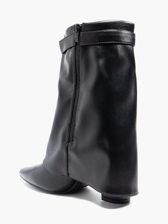 trufa clássica ankle boot preta deichmann
