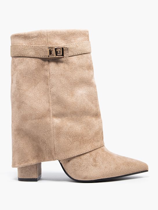 trufa clássica ankle boot bege deichmann