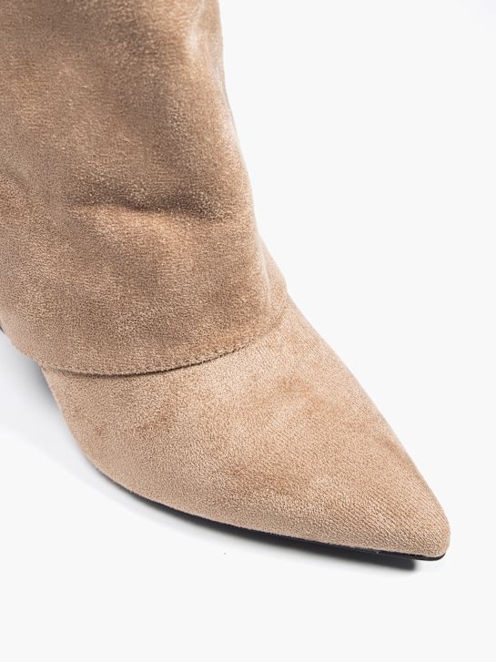 trufa clássica ankle boot bege deichmann