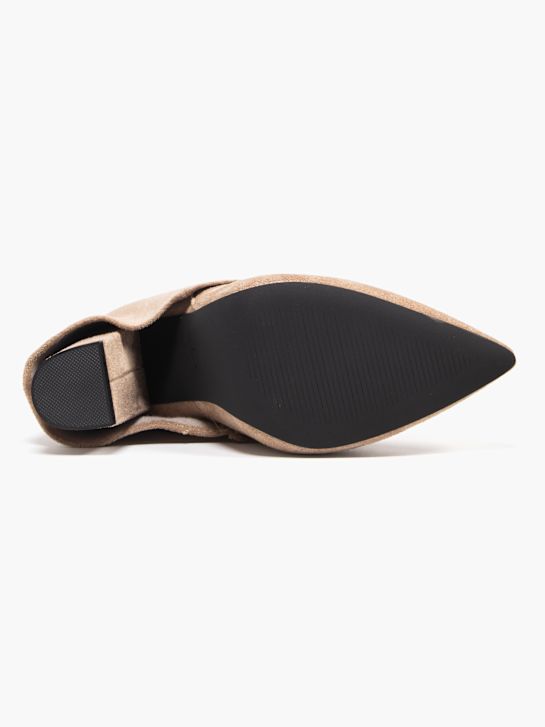trufa clássica ankle boot bege deichmann