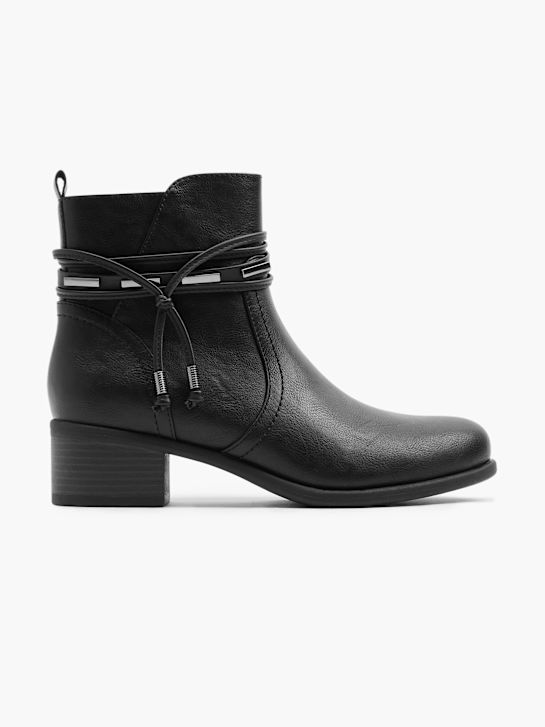 graceland clássica ankle boot preta deichmann
