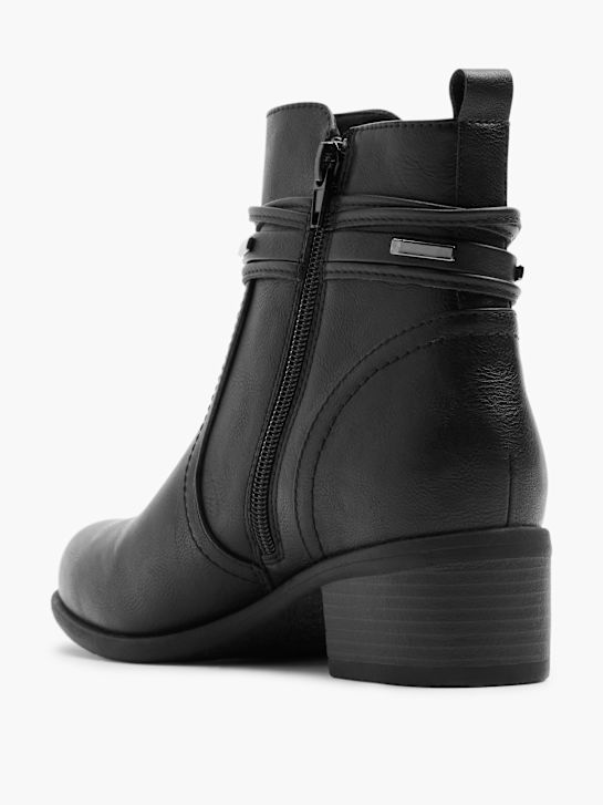 graceland clássica ankle boot preta deichmann