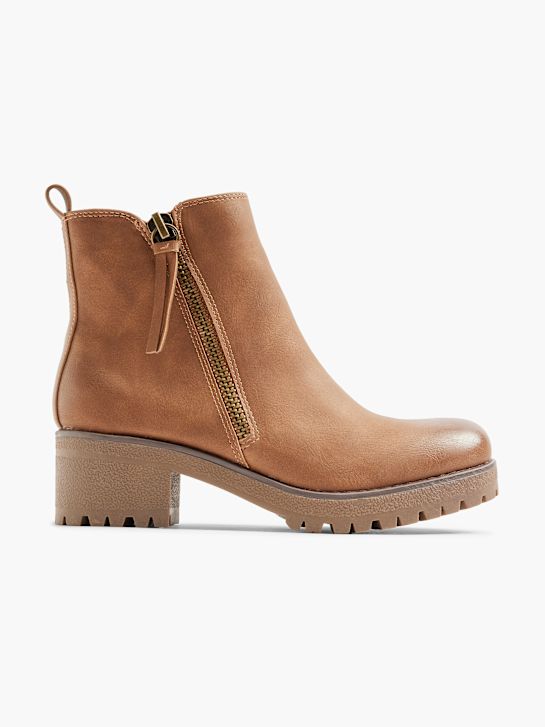 graceland clássica ankle boot marrom deichmann